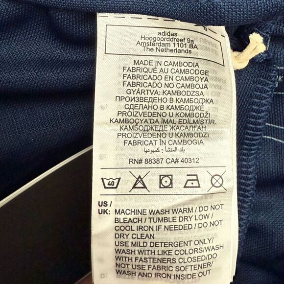 Adidas Tiro 24 Training Pants Navy Blue2 / White Football Soccer Men Small - Picture 5 of 7